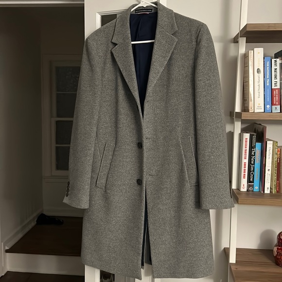 Tommy Hilfiger Trim Fit Overcoat - Picture 4 of 12